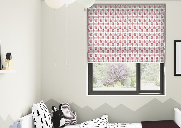 Alfresco, Pomegranate - Twist&Fit Roman Blind - Image 3